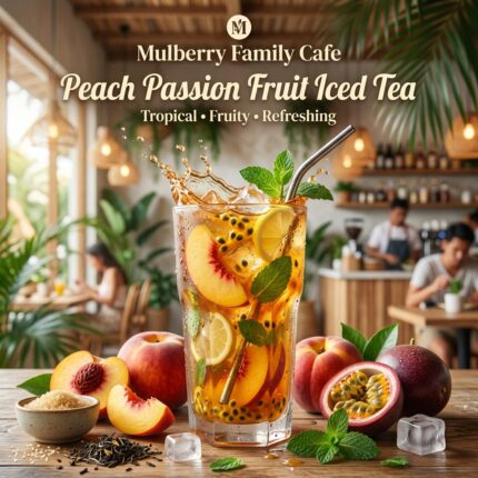 Peach Passion Fruit Iced Tea