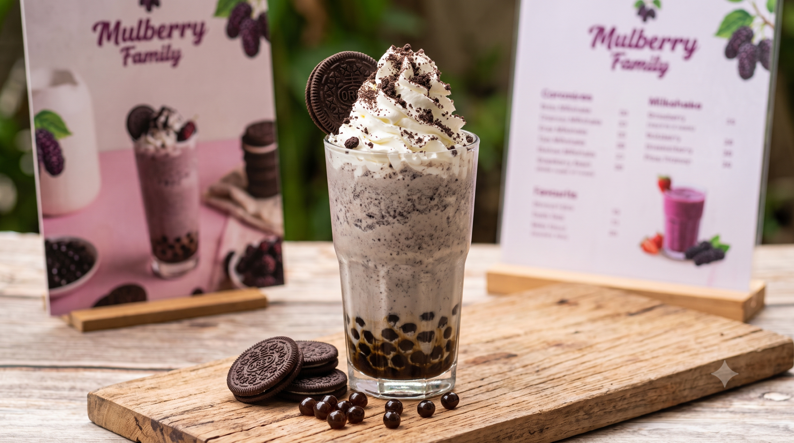 Boba Oreo Milkshake Boba Oreo Milkshake