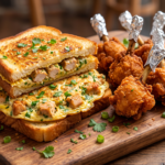 Chicken Lollipop Bread Omelet