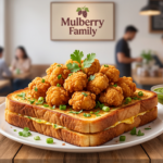 Chicken Popcorn Bread Omelet
