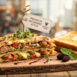 Chicken Sausage Bread Omelet