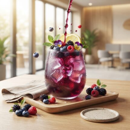Korean Blueberry Iced Tea