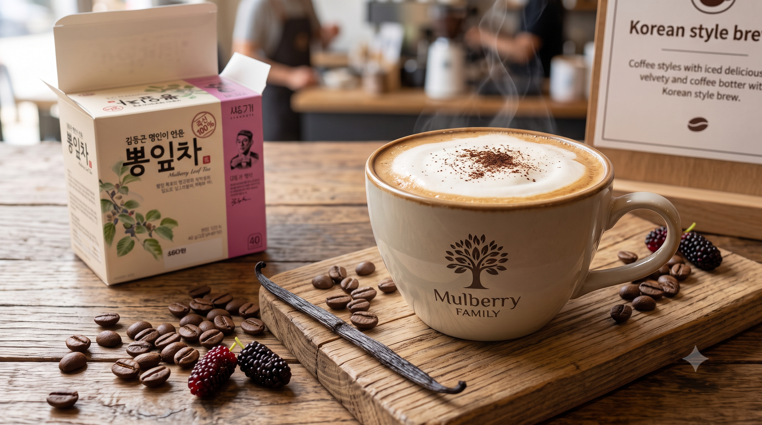 Korean Hot Creamy Vanilla Coffee Korean Hot Creamy Vanilla Coffee