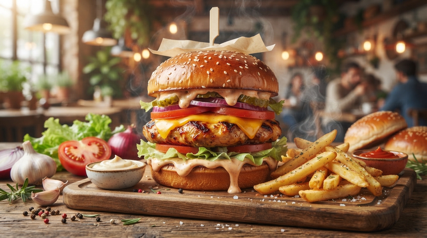 Premium Chicken Burger Premium Chicken Burger