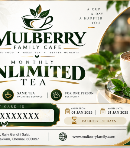 Monthly Unlimited Dum Tea Pass