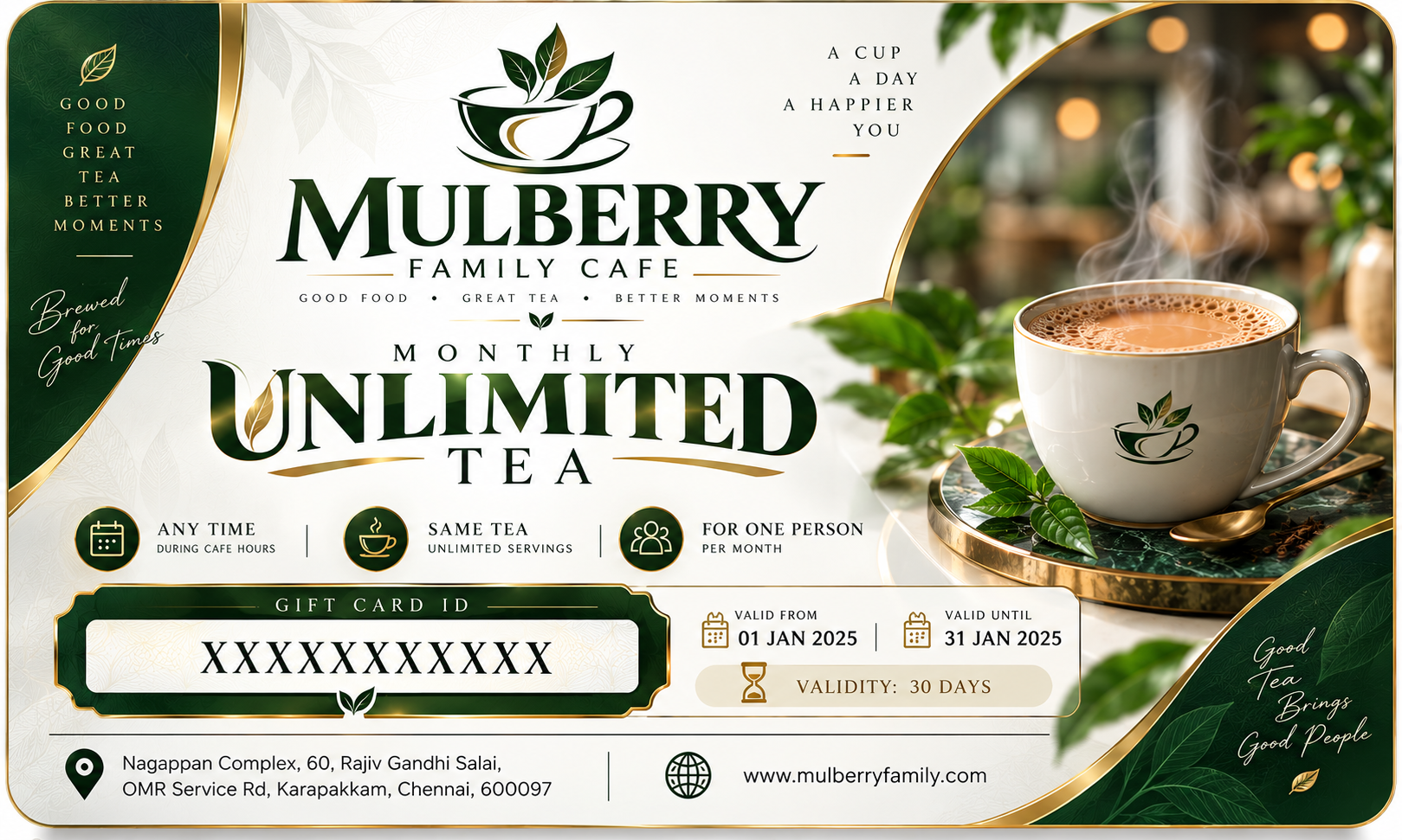 Monthly Unlimited Dum Tea Pass Monthly Unlimited Dum Tea Pass